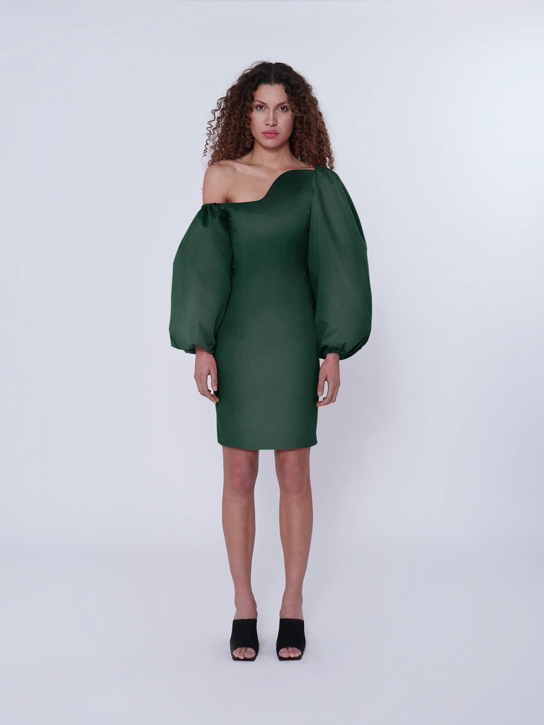 Buy BENEDATTA DRESS ARCHIVE XL DARK GREEN online from Elaine Hersby